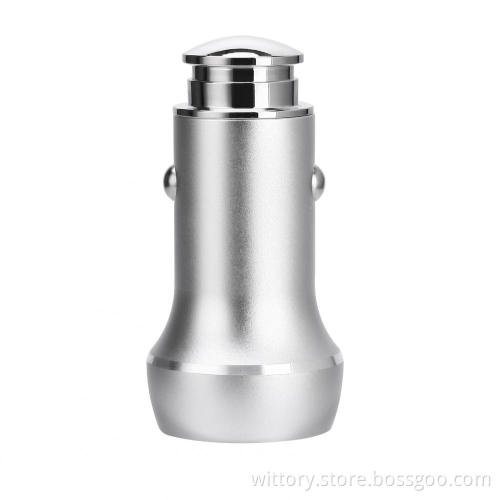 Piston Head Series Silver Car Charger